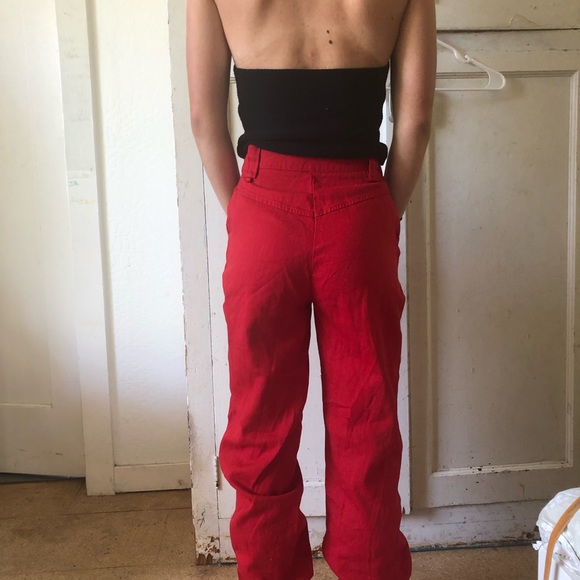 Misguide petite US size 2 amazing red Pants - Picture 2 of 4